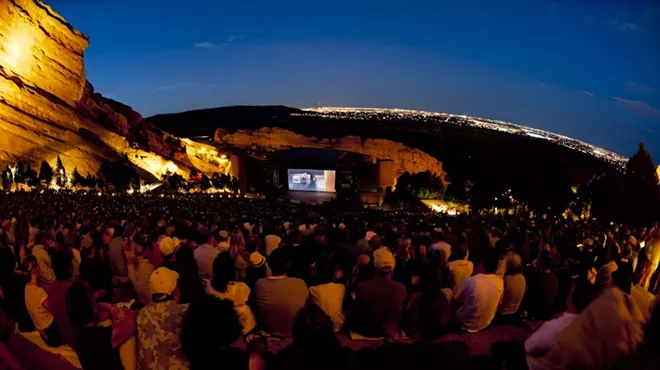 movie at Red Rocks