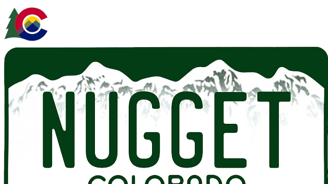 Colorado Nugget license plate