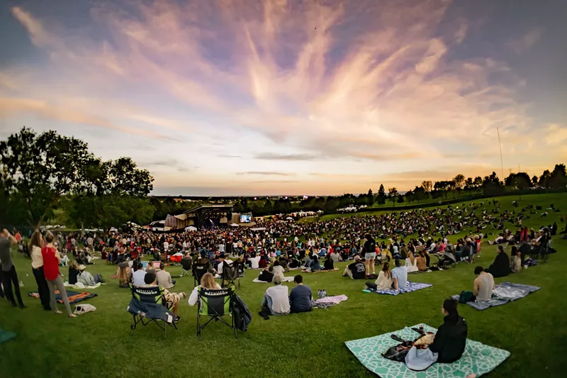 Image: Levitt Pavilion at Ruby Hill Park.