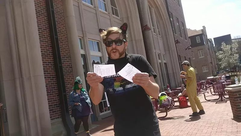 Image: protester