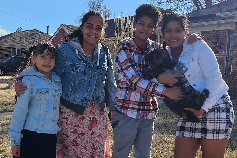 Image: Mia Fernanda belongs to the family of Rosemely Perez