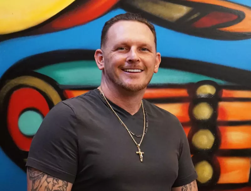Image: Nick Pacheco works for Servicios de la Raza.