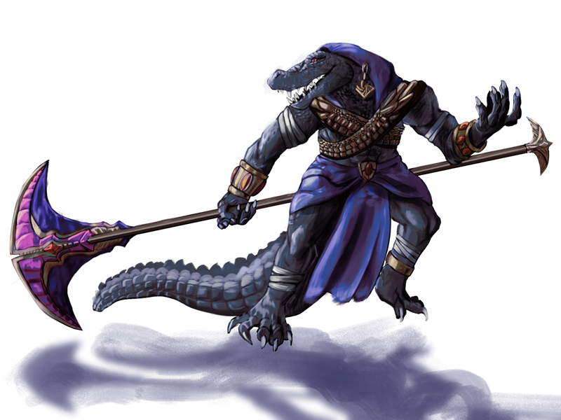 Image: A blue monster