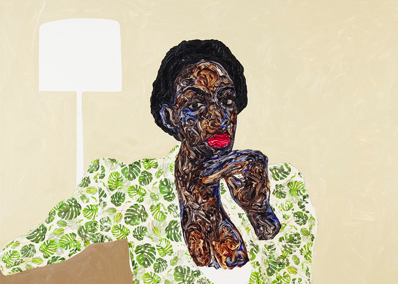 Image: "Green Clutch" by Amoako Boafo.