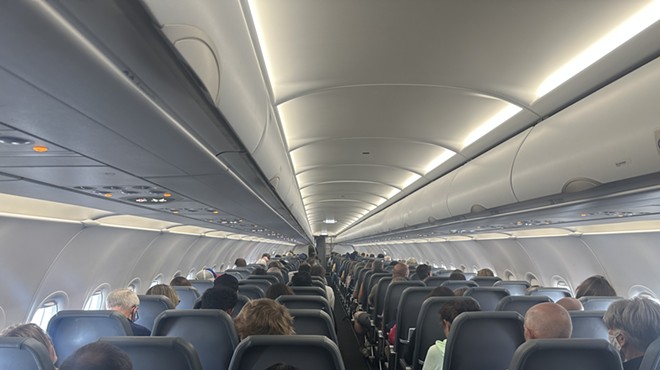 inside frontier plane