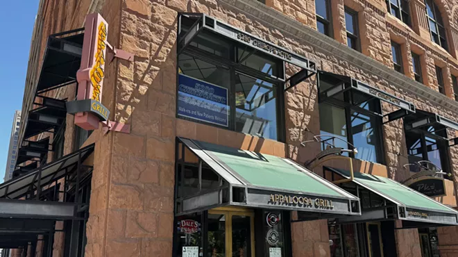 Front of Appaloosa Bar and Grill on 16th Street.
