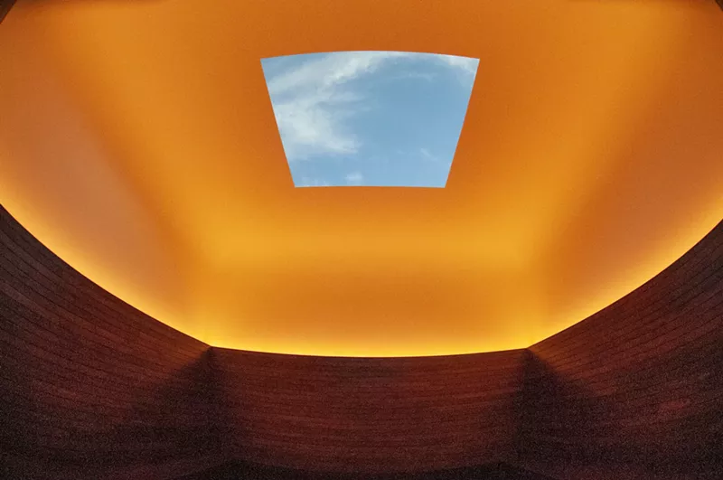 Image: James Turrell, Green Mountain Falls Skyspace, 2022, interior.