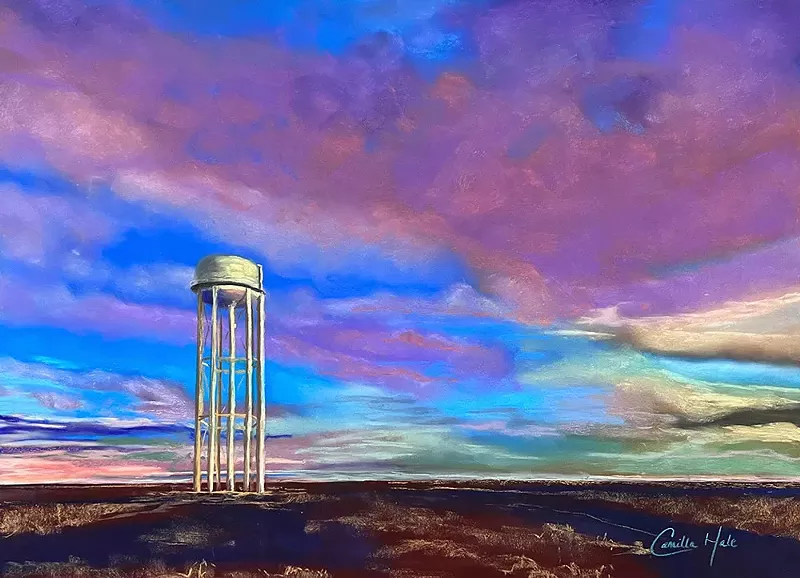 Image: Lisa Camilla Hale, “Rural Life,” pastel on Ampersand Pastelbord. See more art from the Pastel Society of Colorado at Bitfactory Gallery.