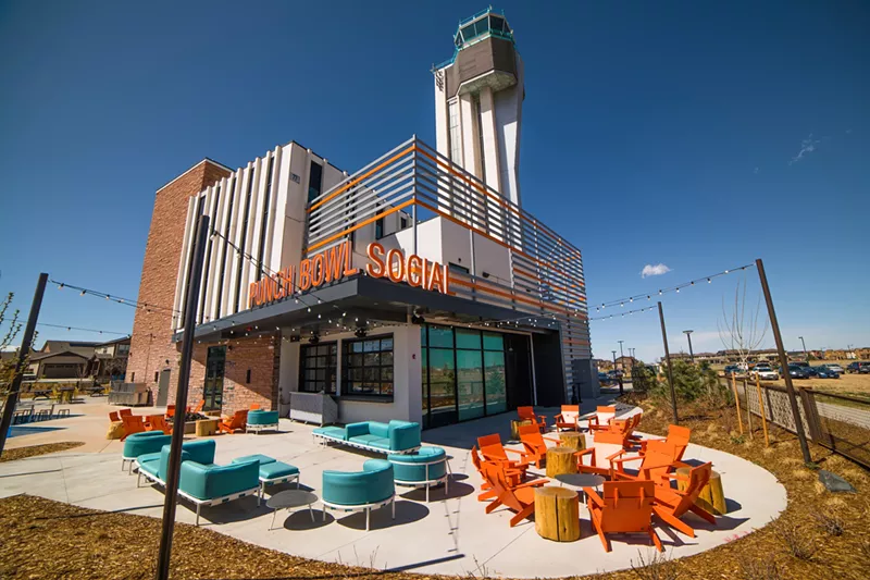 Image: FlyteCo Brewing Will take over Punch Bowl Social's former space in the old Stapleton control tower.
