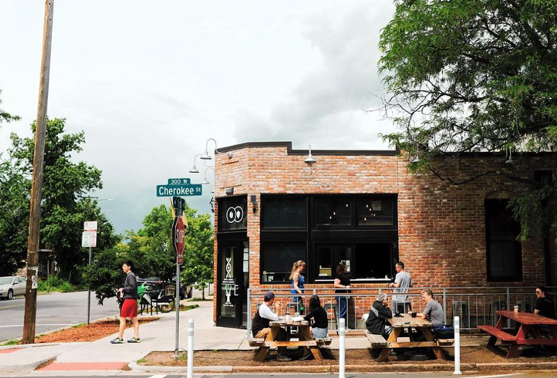 Image: exterior of a brick building