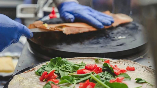 Crepes at French festival