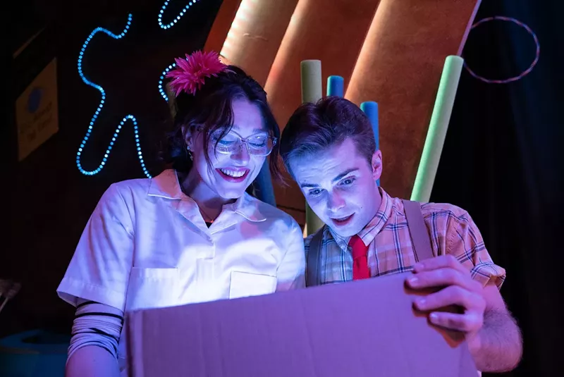 Image: Riley Fisher and Abigail Kochevar in The SpondeBob Musical