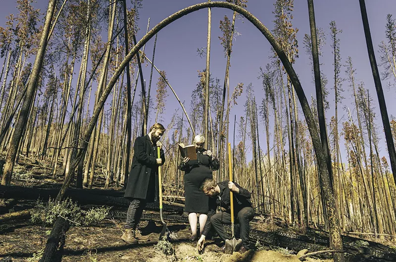 Image: A still from the "Into the Kiln" music video.