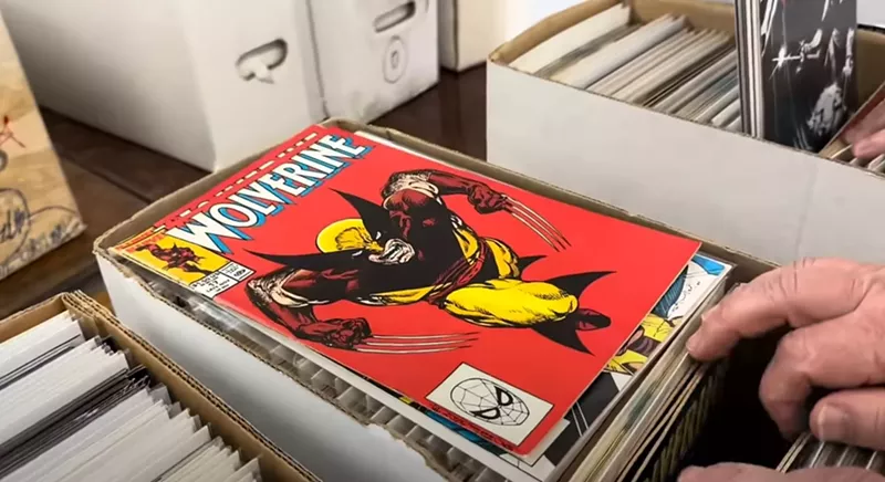 Image: The search through the longboxes for four-color gold: that's collecting comics.