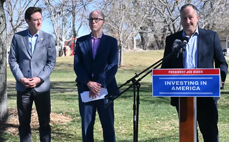 Image: Biden Office Makes Big Promises During Denver Visit