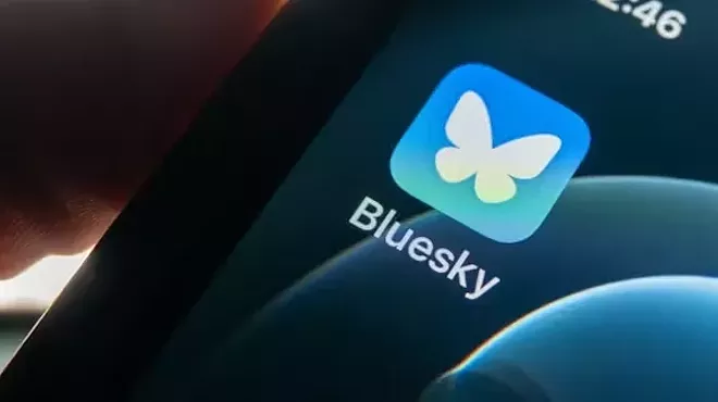 bluesky on phone