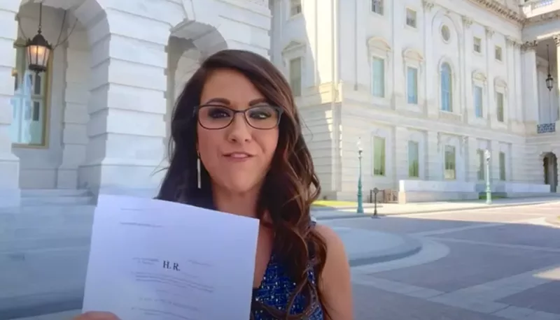Image: Lauren Boebert: never written a report she fully understands.