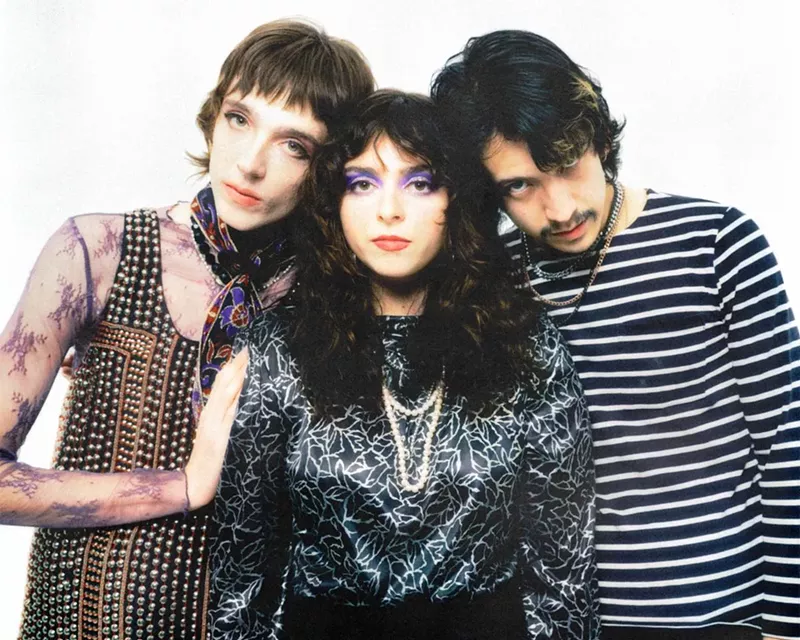 Image: The three members of the Velveteers standing together