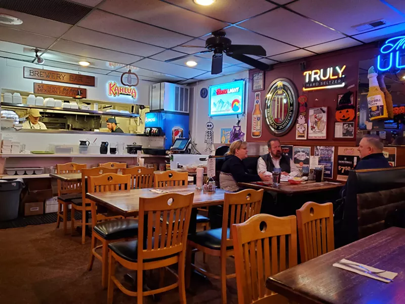 Image: inside of a restaurant