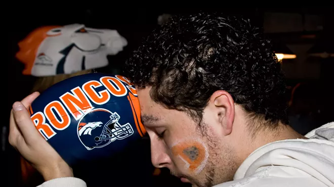 sad denver broncos fan