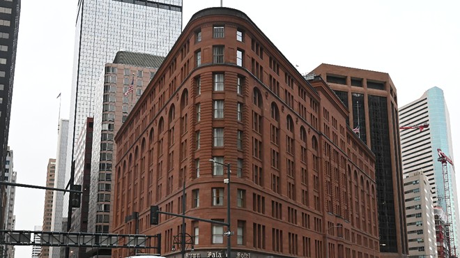The Brown Palace Hotel.
