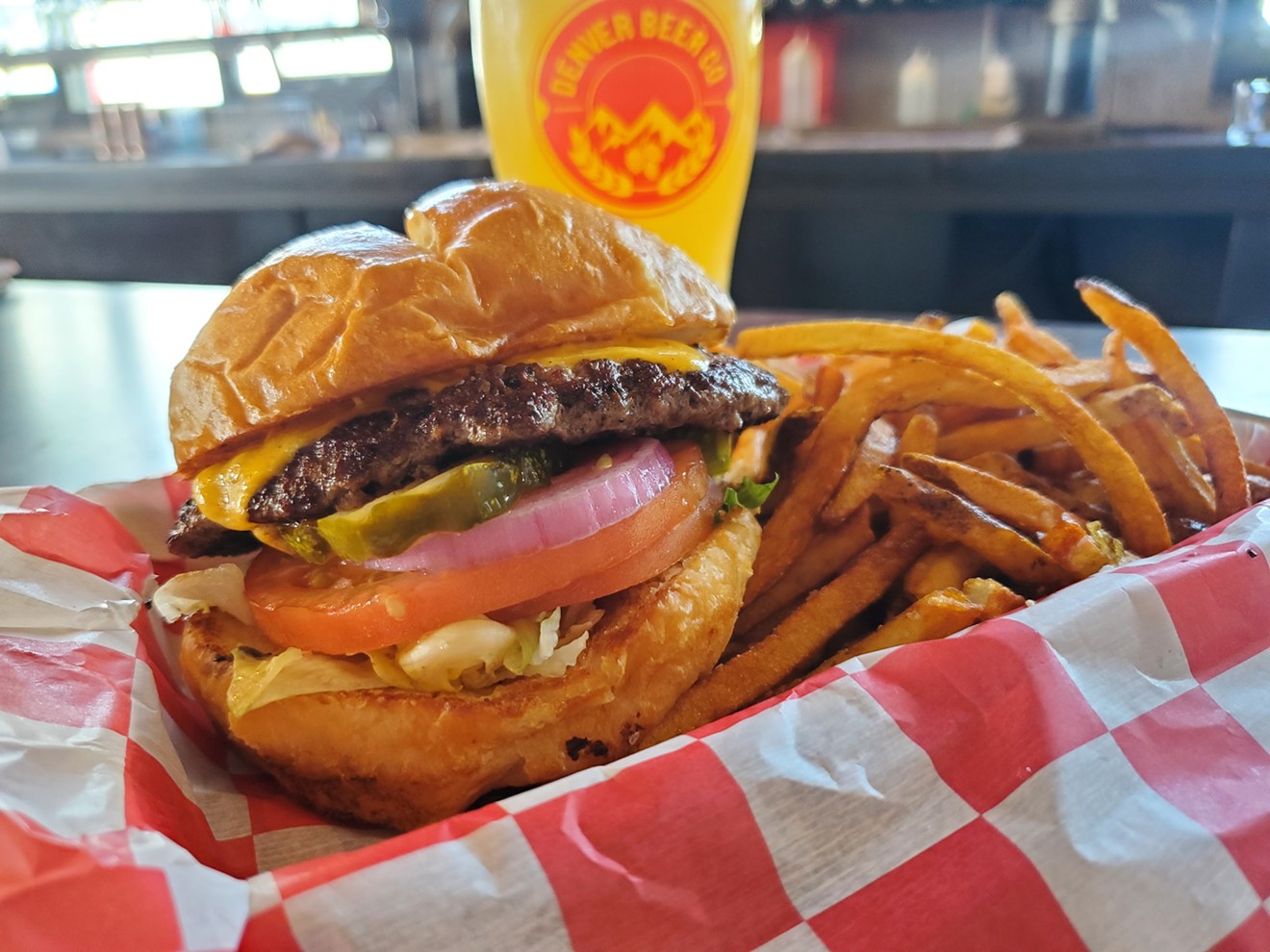 The Mighty Burger is now open at Denver Beer Company's Platte Street location.