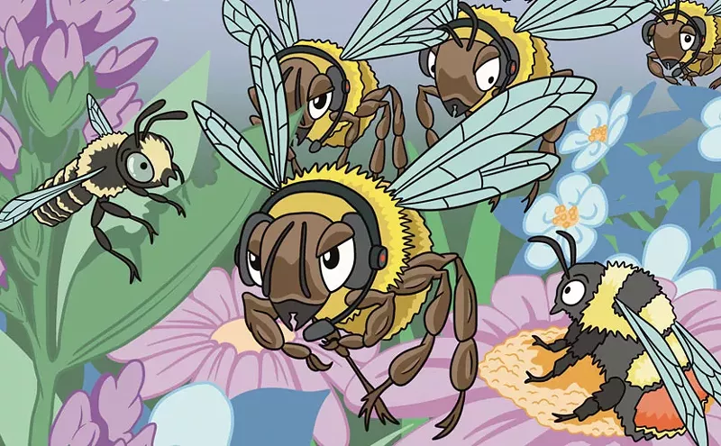 Image: Buzz Off: How the Focus on Saving Honey Bees Could Sting Colorado's Native Bees