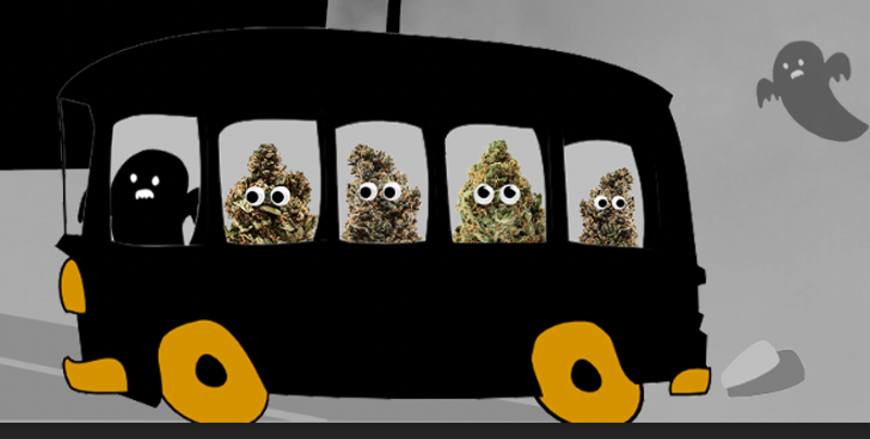 Image: Cannabis on a bus