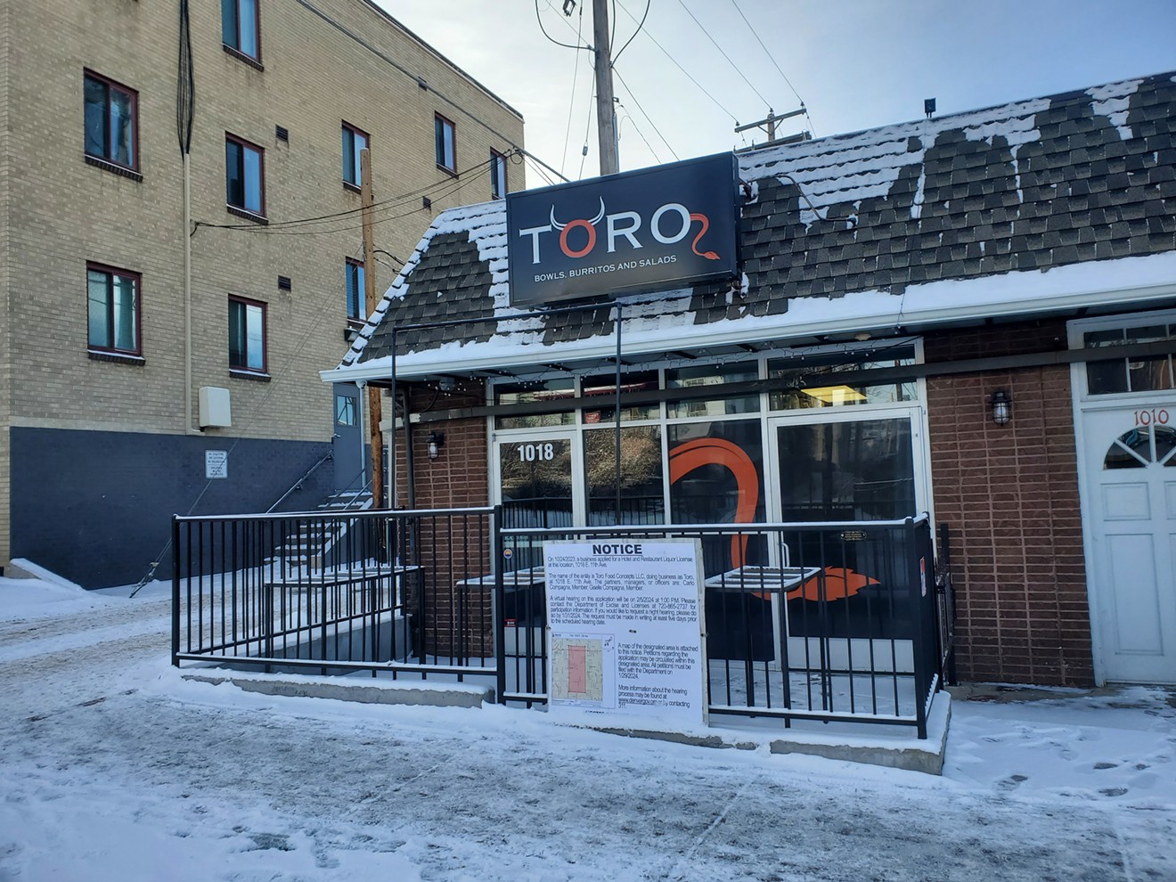 Toro Food Concepts has been open since October.