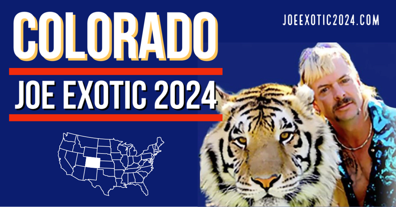 Joseph "Joe Exotic" Maldonado says he hasn't given up his fight to get on Colorado's presidential ballot.