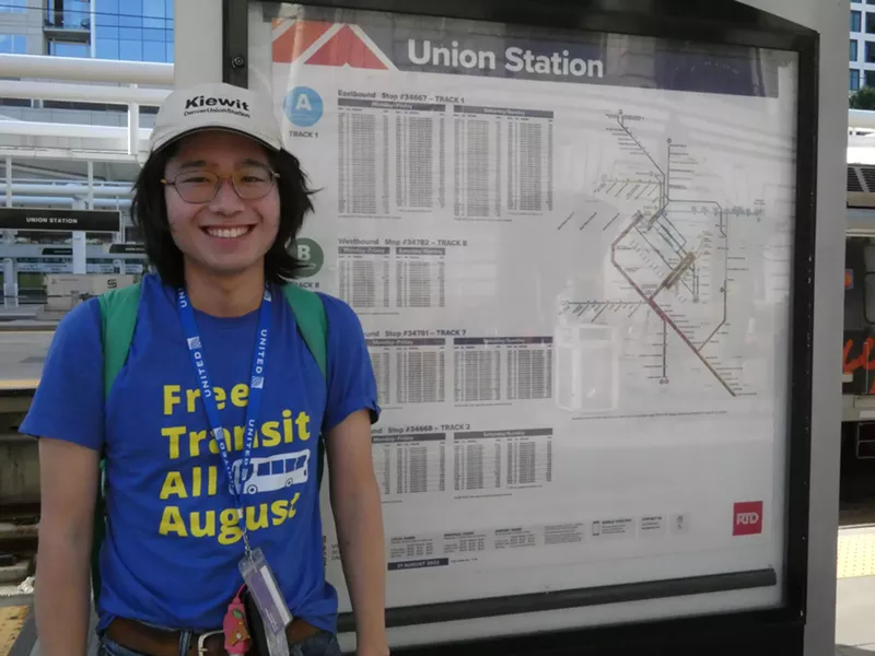Image: Justin Bai at Union Station.