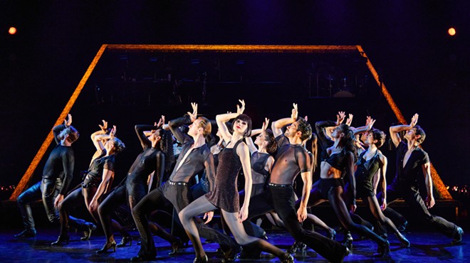 dancers on stage as part of Chicago musical