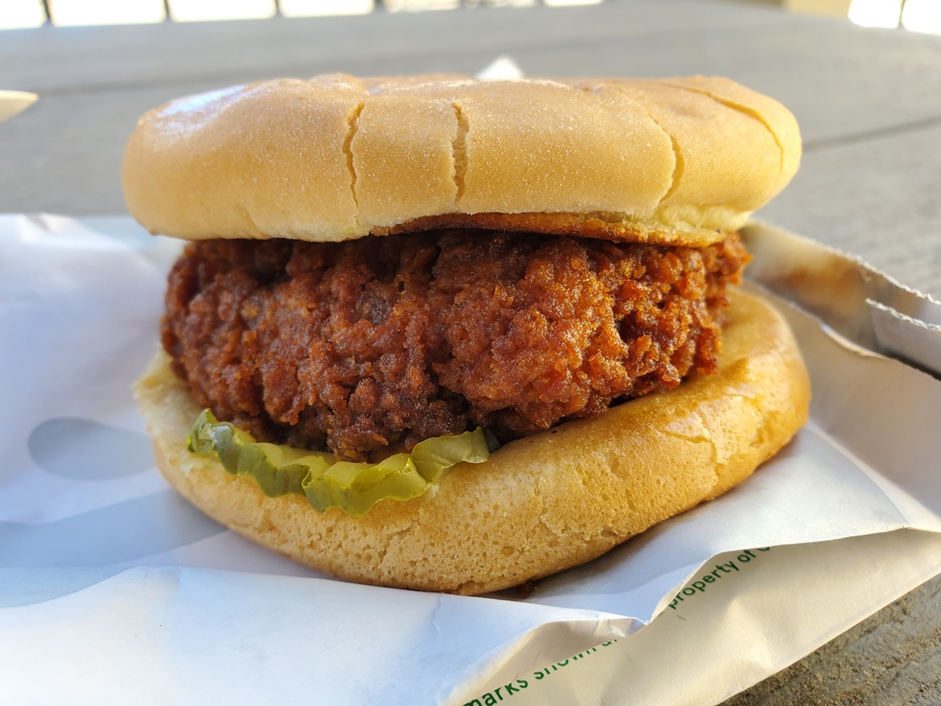 Chik-fil-A's new cauliflower sandwich comes with pickles, just like its original chicken version.