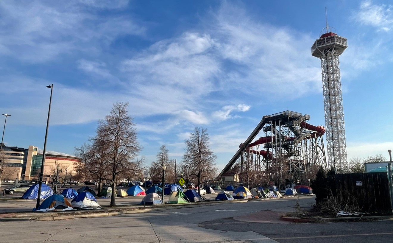 City Sweeping Migrant Encampment Outside of Elitch Gardens