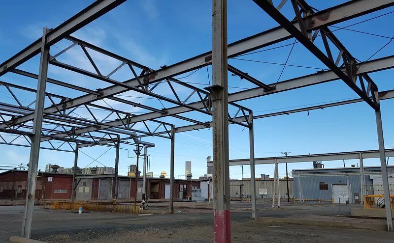 Image: Colorado Department of Transportation Demolishes Historic Buildings at Burnham Yard, Possible Future Home of Broncos