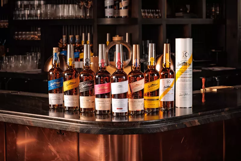Image: varous bottles of whiskey