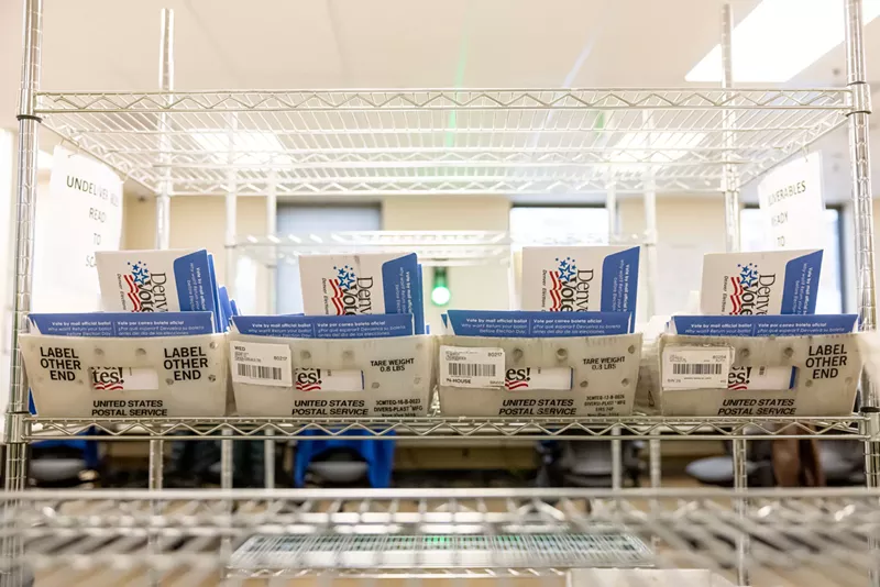 Image: Colorado ballots in boxes