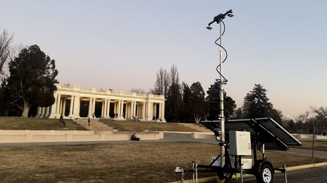 surveillance camera in Denver Park