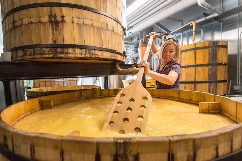 Image: Marble's co-founder and head distiller Connie Baker.