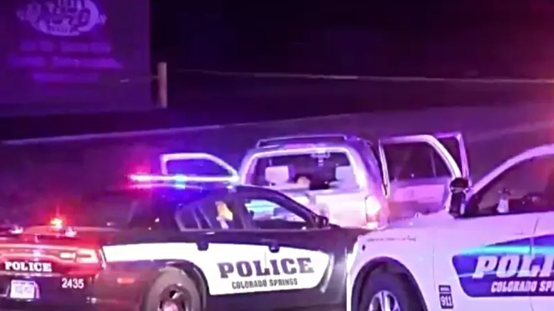 Image: The aftermath of an April officer-involved shooting in Colorado Springs.