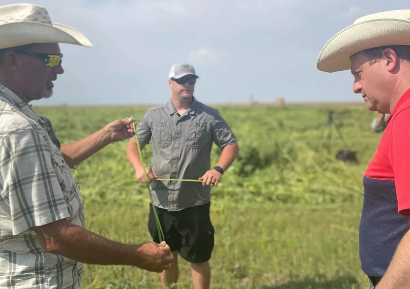 Image: Governor Jared Polis tours Wright-Oaks Farms, home to a hemp pilot project between Patagonia and the State of Colorado.