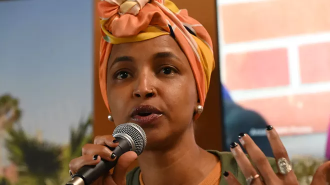 A woman speaks.