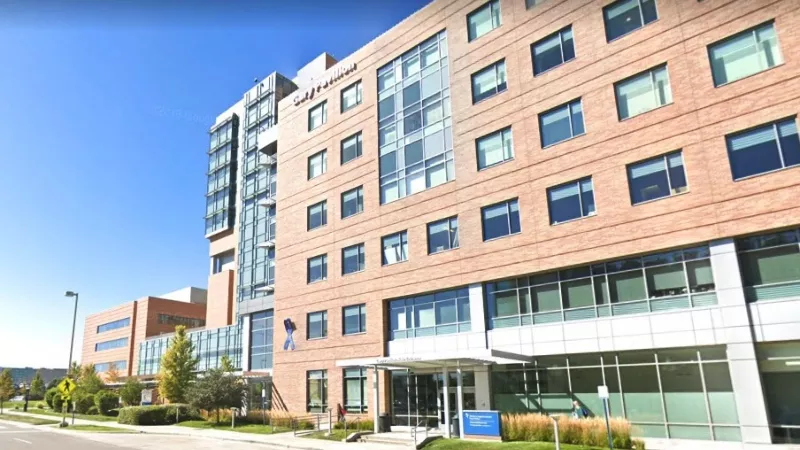 Image: One part of the Children's Hospital Colorado Anschutz Medical Campus in Aurora.