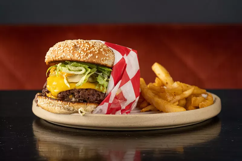 Image: a cheeseburger