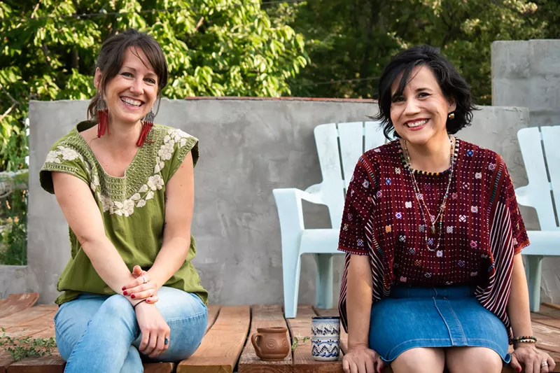 Image: Kristin Lacy (left) and Vivi Lemus met in Denver but connected over their shared interest in Guatemalan culture and cuisine.