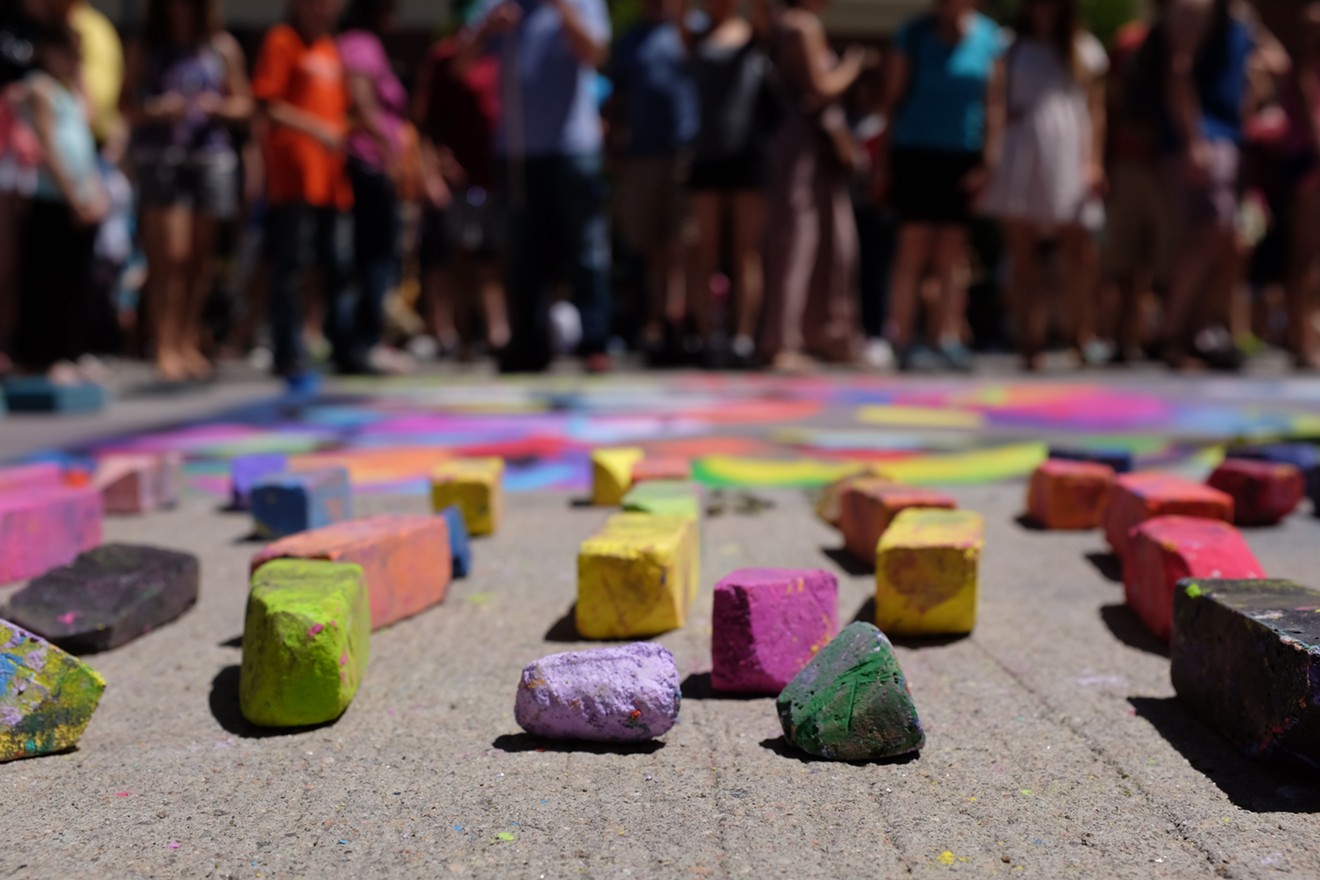 The Denver Chalk Art Festival has been bringing people together for twenty years.