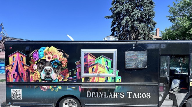 food truck with tacos