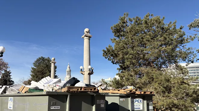 trash bins in park
