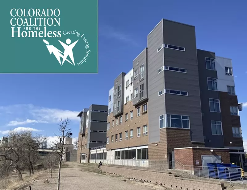 Image: The Renaissance Riverfront Lofts at 3440 Park Avenue West in RiNo, which are operated by CCH.