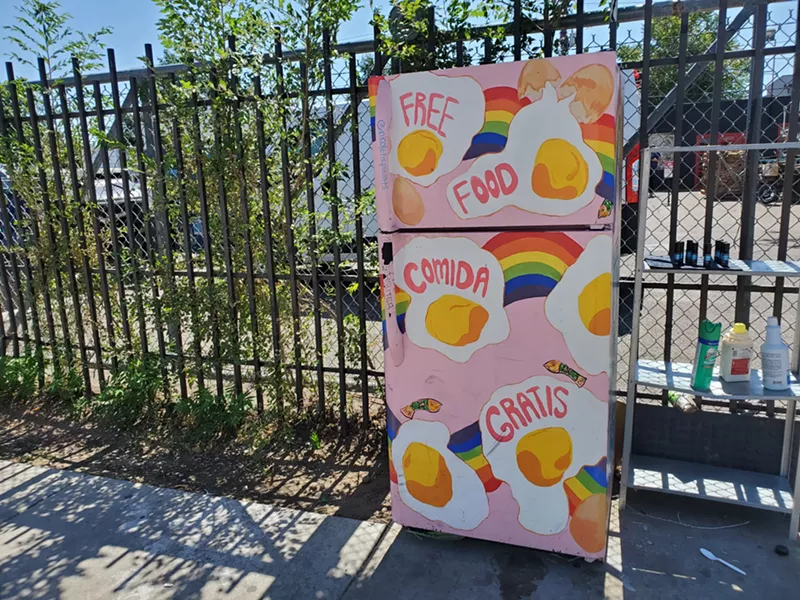 Image: There are currently five fridges operating throughout the city.
